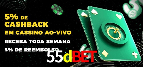 Promoções do cassino ao Vivo 55dbet